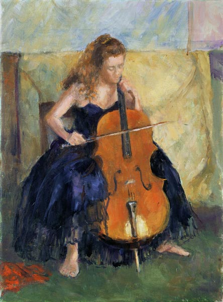 The Cello Player, 1995  od Karen  Armitage