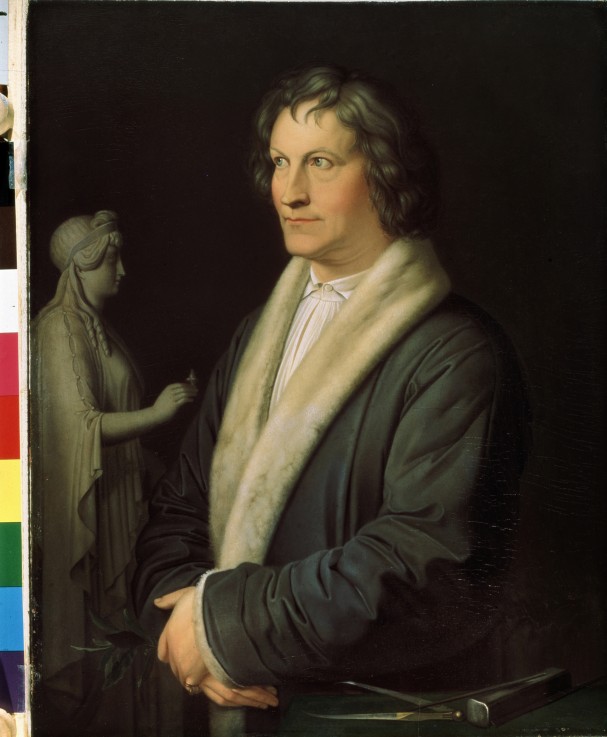 Portrait of the sculptor Bertel Thorvaldsen (1770-1844) od Karl Joseph Begas
