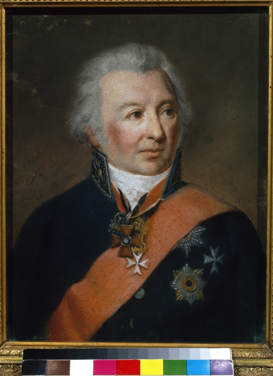 Portrait of Alexander Alexandrovich Sablukov (1749-1828) od Karl Wilhelm Bardou