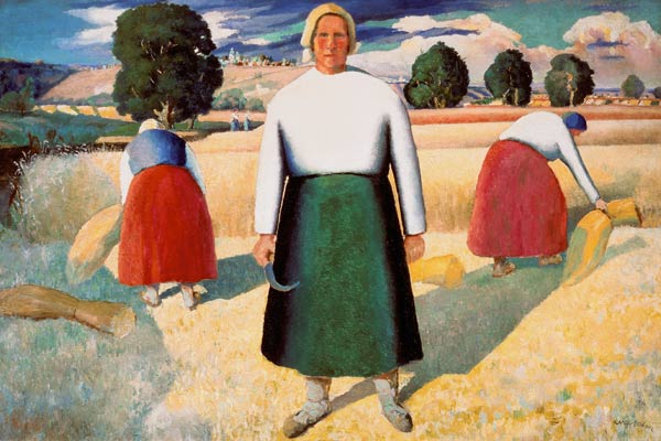 Malevich, The Reapers od Kasimir Severinovich Malewitsch