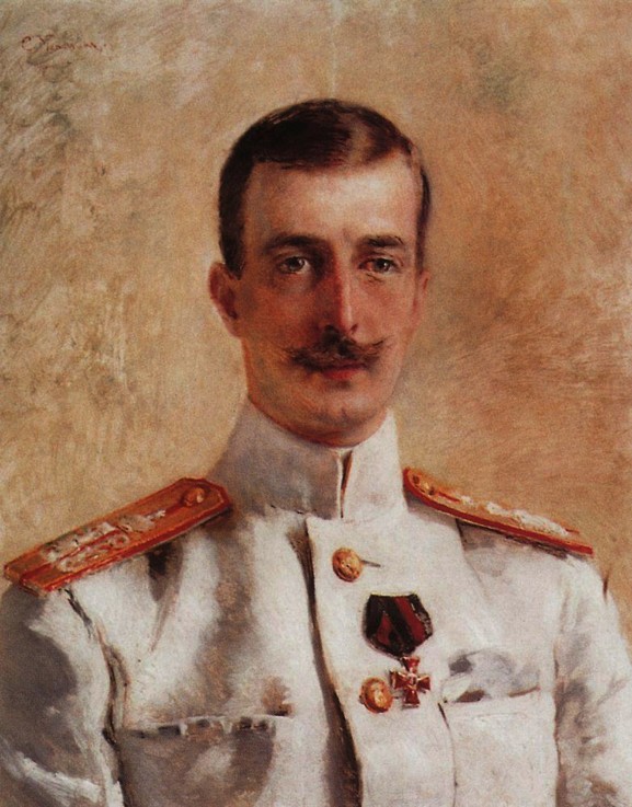 Grand Duke Cyril Vladimirovich of Russia (1876-1938) od Konstantin Jegorowitsch Makowski