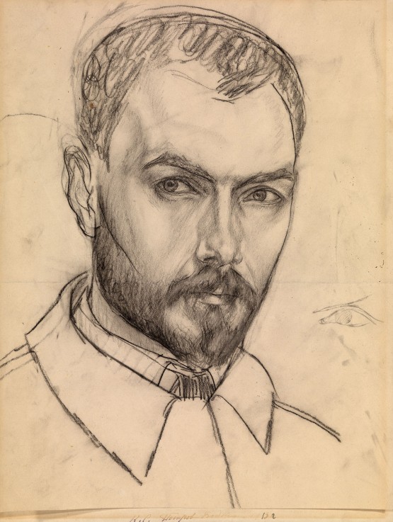 Self-Portrait od Kosjma Ssergej. Petroff-Wodkin