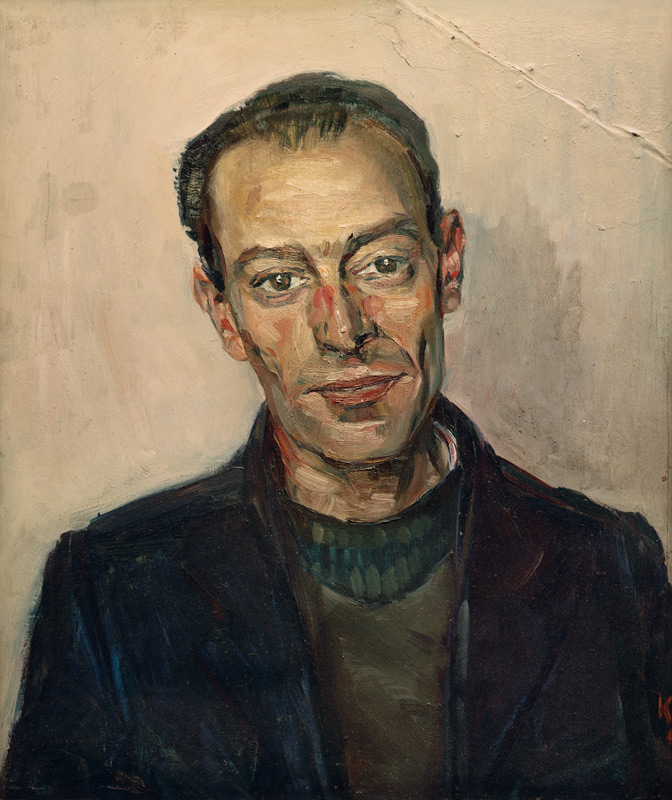 Herrenbildnis od Kurt Schwitters