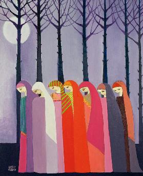 Walk in the Park, 1989 (acrylic on canvas) 