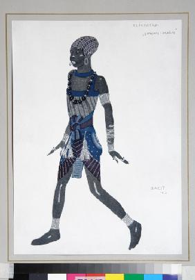 Costume design for the ballet Cléopatre