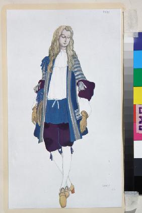 Page de la princesse. Costume design for the ballet Sleeping Beauty by P. Tchaikovsky