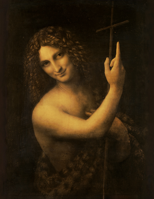 John the Baptist od Leonardo da Vinci