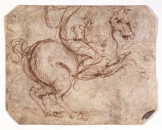 Horse and Cavalier od Leonardo da Vinci