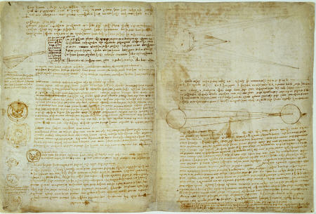 The Codex Hammer Pages 48-51 od Leonardo da Vinci