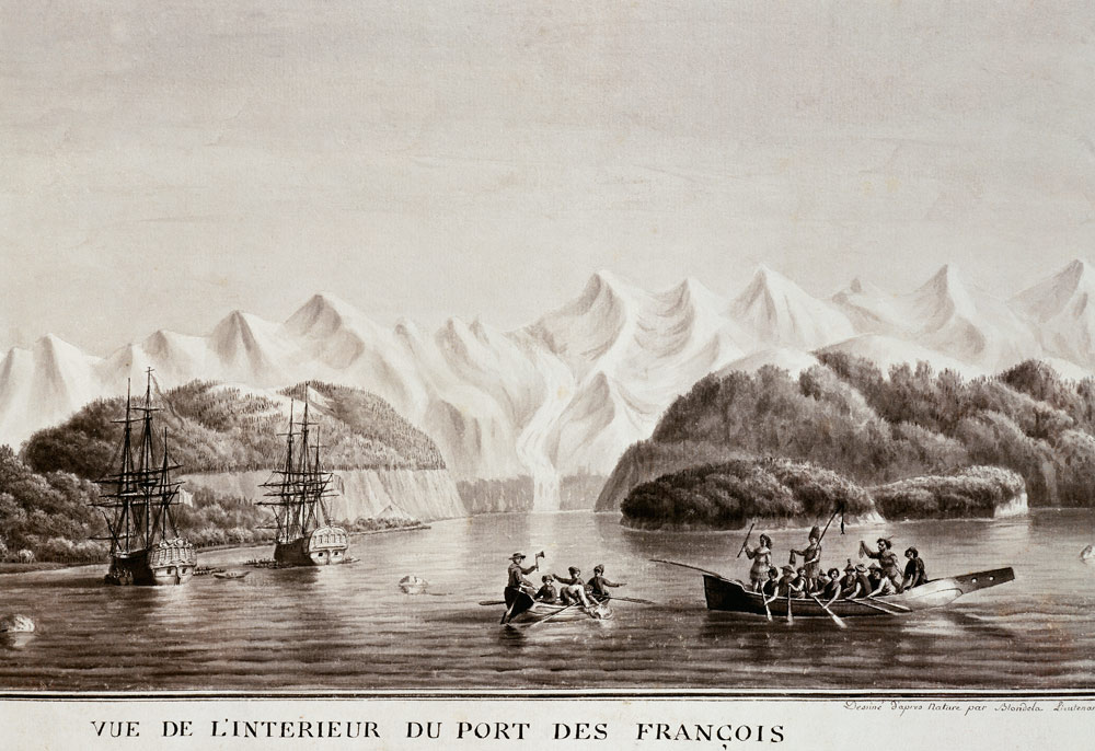 Le Port des Francais, Alaska, from ''Voyage de La Perouse'', July 1786(see also 169018) od Lieutenant Blondela