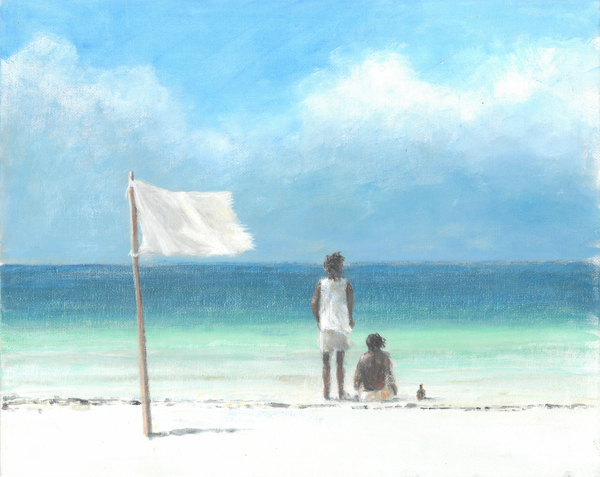 Boys on Beach, Kenya od Lincoln  Seligman