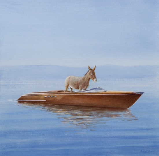 Donkey in a Riva od Lincoln  Seligman