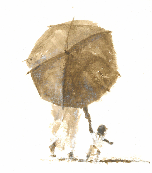Umbrella & Child 1 od Lincoln  Seligman
