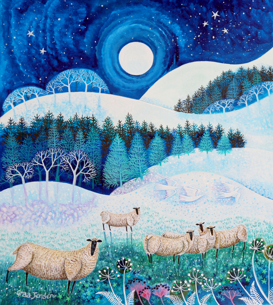 Frosty Sheep od Lisa Graa Jensen