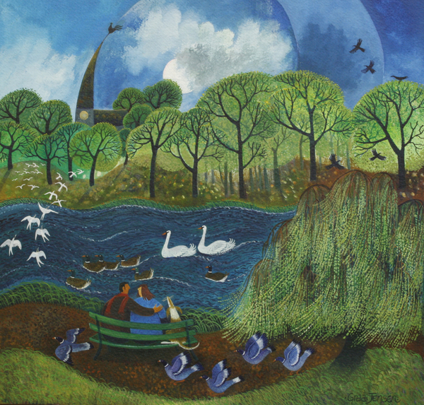 Wimbledon Park Lake od Lisa Graa Jensen