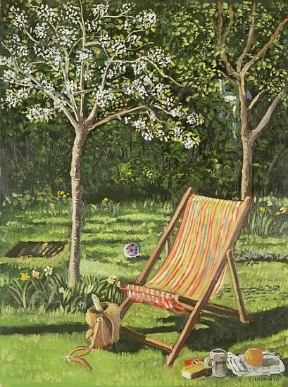 Deck Chair, 1983 (panel)  od Liz  Wright