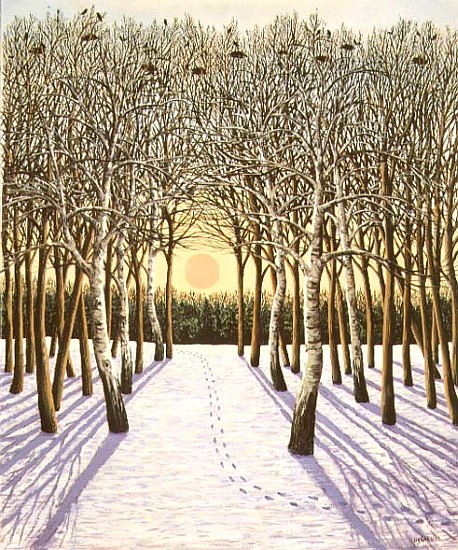 Footsteps in the Snow, 1989  od Liz  Wright