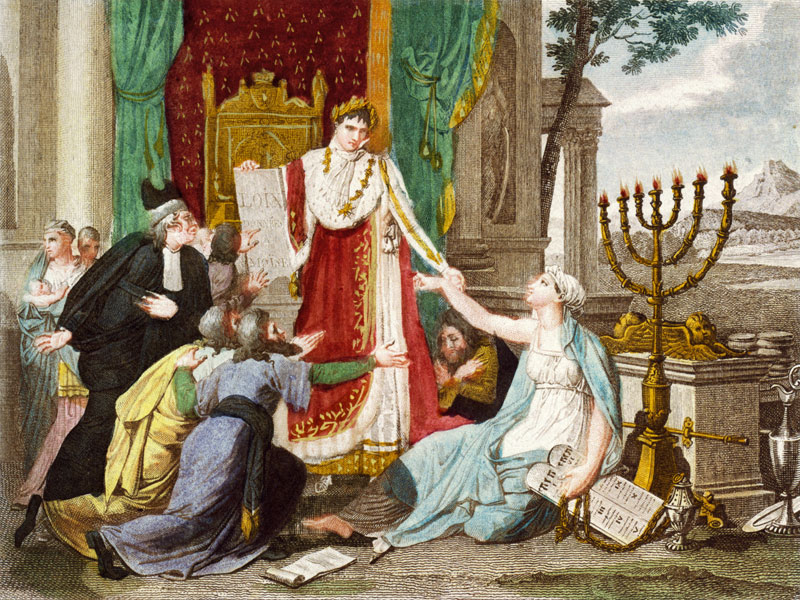 Napoléon le Grand, rétablit le culte des Israélites (…) " od Louis Francois Couche