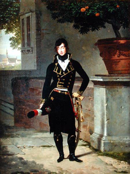Portrait of an Officer of the Cisalpine Republic od Louis Gauffier