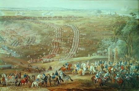 The Battle of Fontenoy od Louis Nicolas van Blarenberghe