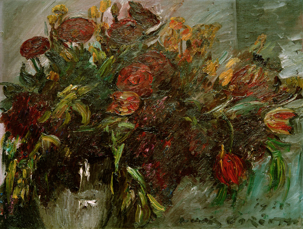 Red and Yellow Tulips od Lovis Corinth