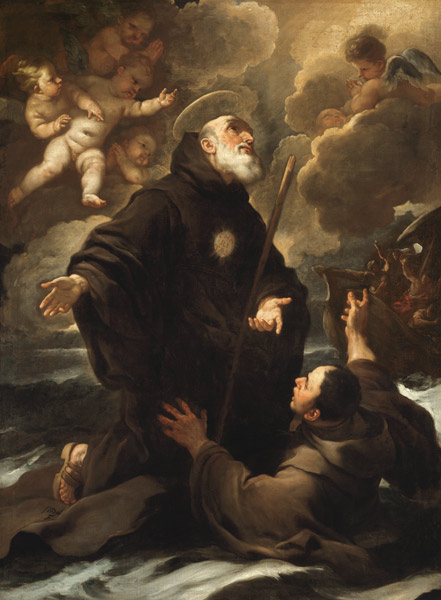 L.Giordano / St. Francis of Paola od Luca Giordano