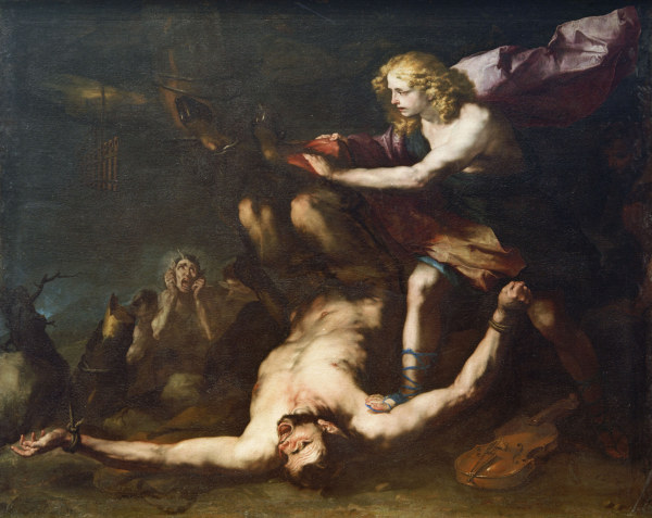 Giordano, Apollo and Marsyas od Luca Giordano