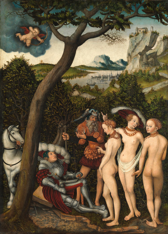 The Judgement of Paris od Lucas Cranach d. Ä.