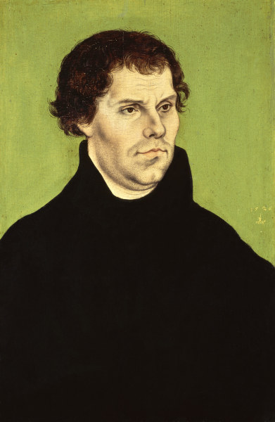Luther , Portrait od Lucas Cranach d. Ä.