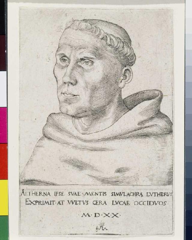 Luther als Augustinermönch od Lucas Cranach d. Ä.