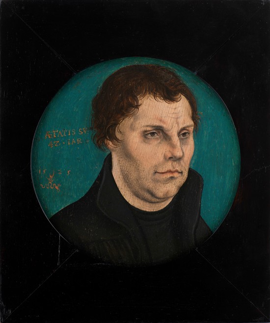 Martin Luther (1483-1546) od Lucas Cranach d. Ä.