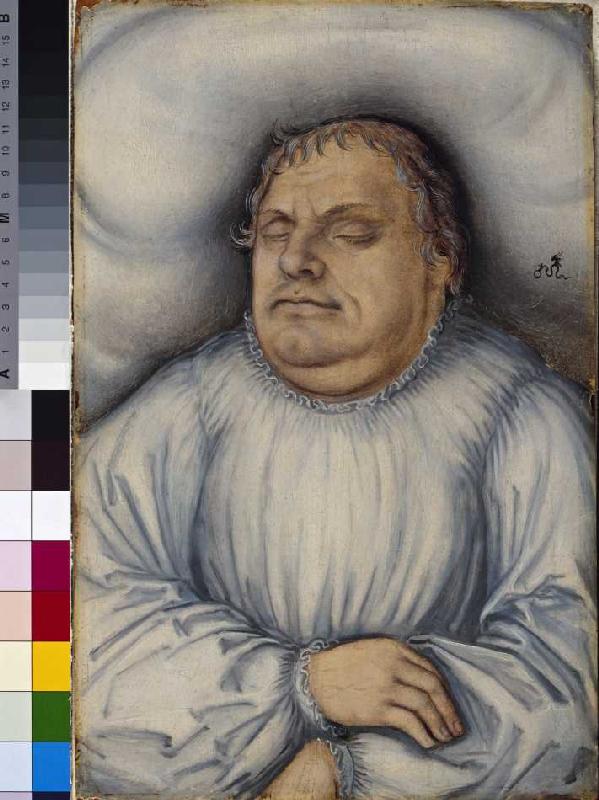 Martin Luther auf dem Totenbett od Lucas Cranach d. Ä.