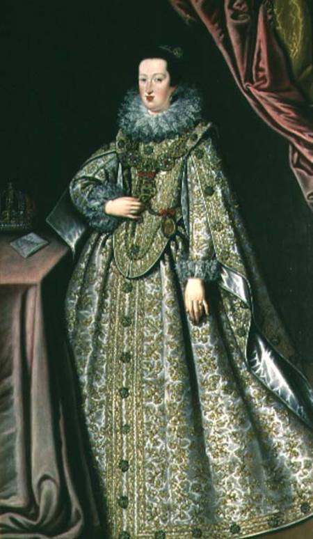 Eleanor Gonzaga (1598-1655), wife of Ferdinand II (1578-1637) Holy Roman Emperor od Lucrina Fetti