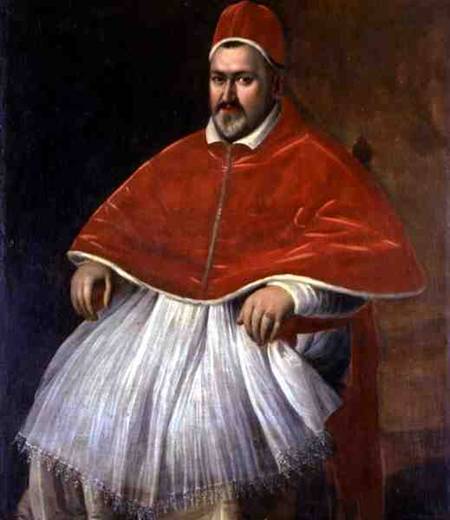 Portrait of Pope Paul V (1552-1621) od Ludovico Leone