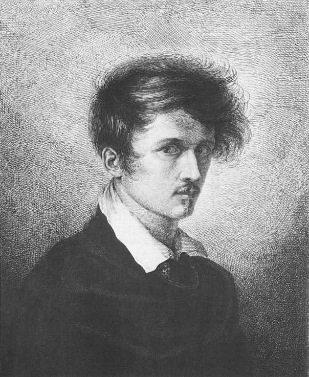 Self-portrait od Ludwig Emil Grimm