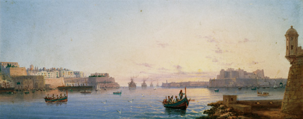 The Grand Harbour, Valletta od Luigi Maria Galea