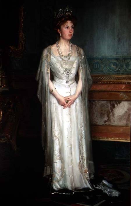 Princess Victoria Eugenie, Queen of Spain od Luis Menendez Pidal