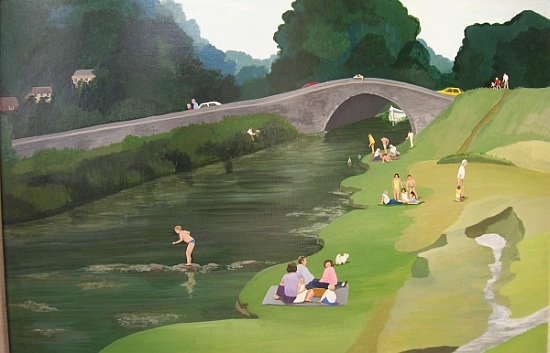 Riverside Picnic od  Maggie  Rowe