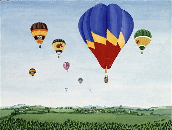 Ballooning over the Cotswolds  od  Maggie  Rowe