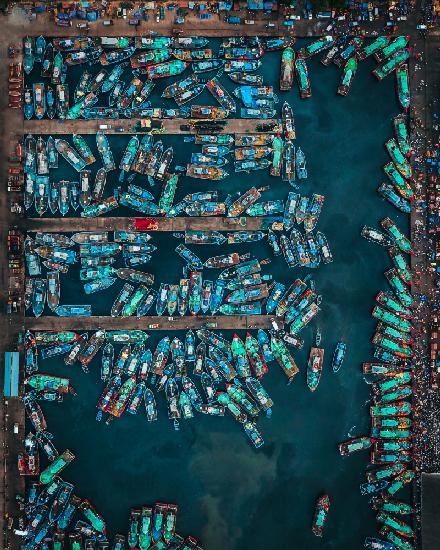 Traffic Jam at Malpe Fishing Harbour