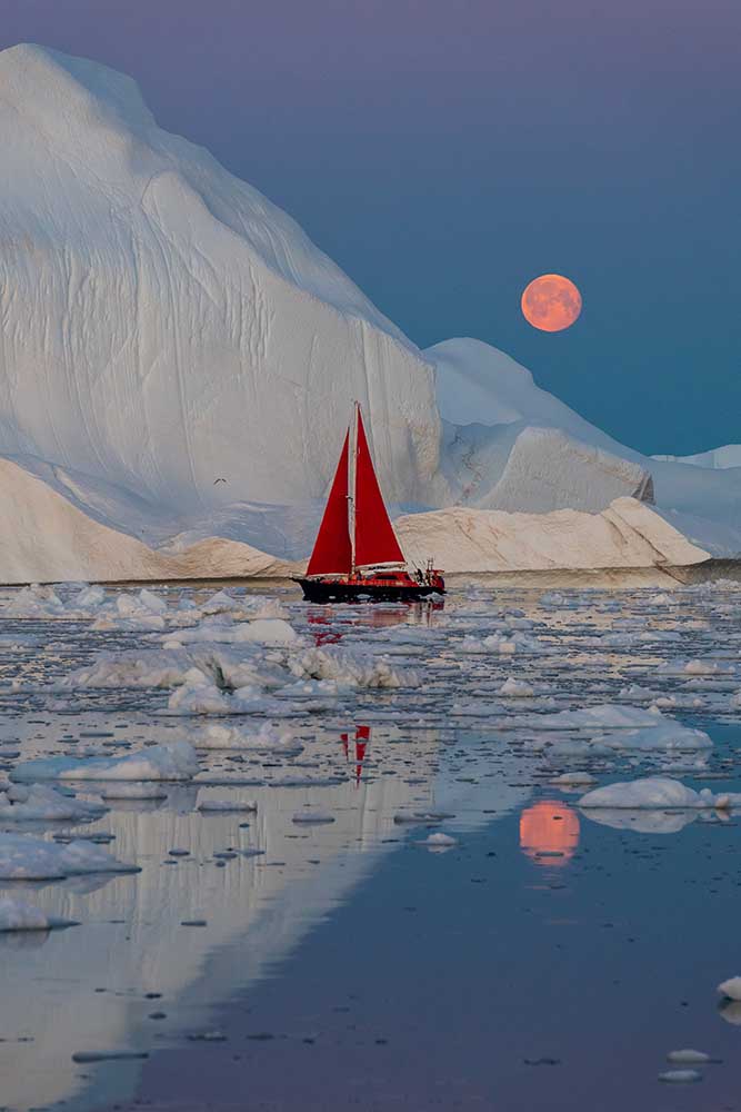 Greenland night od Marc Pelissier
