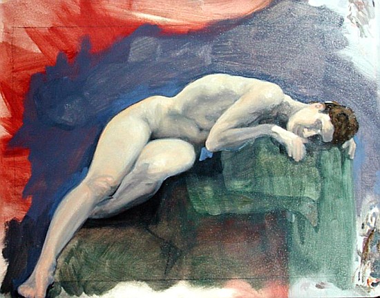 Deutscher Bildhauer, 2002 (oil on canvas)  od Marcus  Morrell