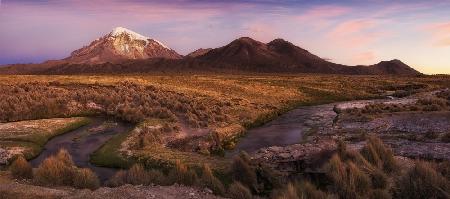 Sajama, evening