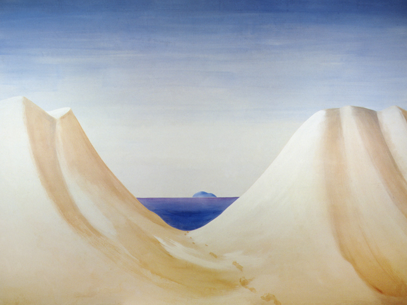 Les Dunes, 1987 (acrylic on canvas)  od Marie  Hugo