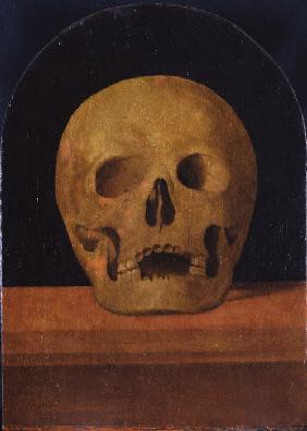 Memento mori. The back side of the triptych