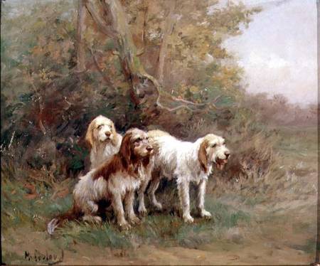 Otterhounds in a Landscape od Martin Coulaud
