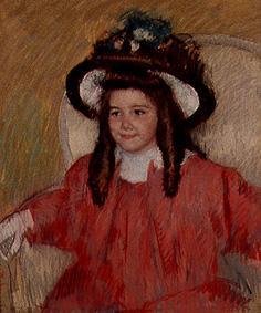 Portrait Anne-Marie Durand of Ruel od Mary Cassatt