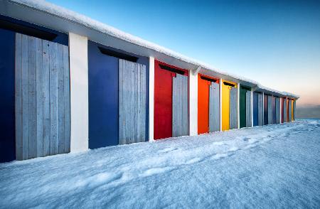 Colours on the beach