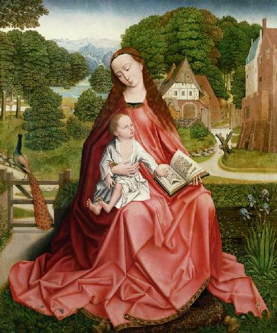 Virgin and Child in a Garden