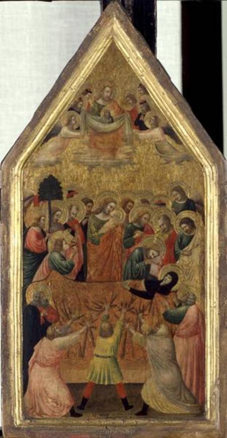 The Death of the Virgin od Master of the School of Rimini